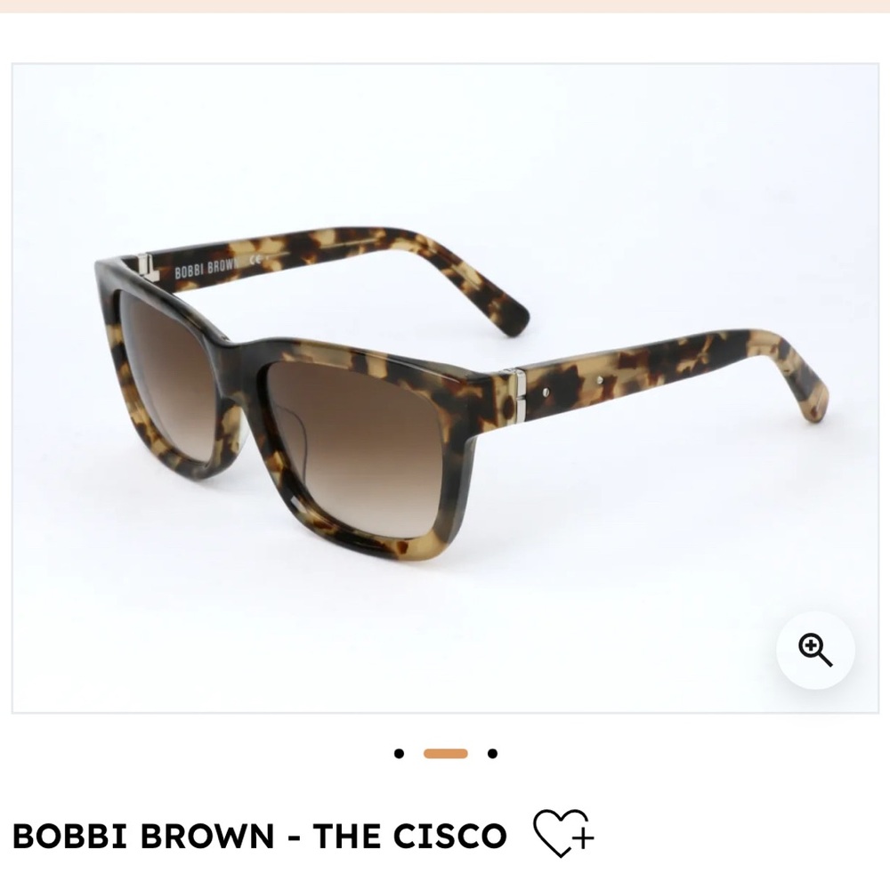Bobbi Brown Cisco Tortoiseshell Sunglasses with Brown Gradient Lenses